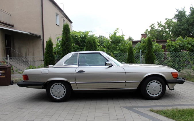 Mercedes-Benz SL cena 99000 przebieg: 135893, rok produkcji 1986 z Poznań małe 781